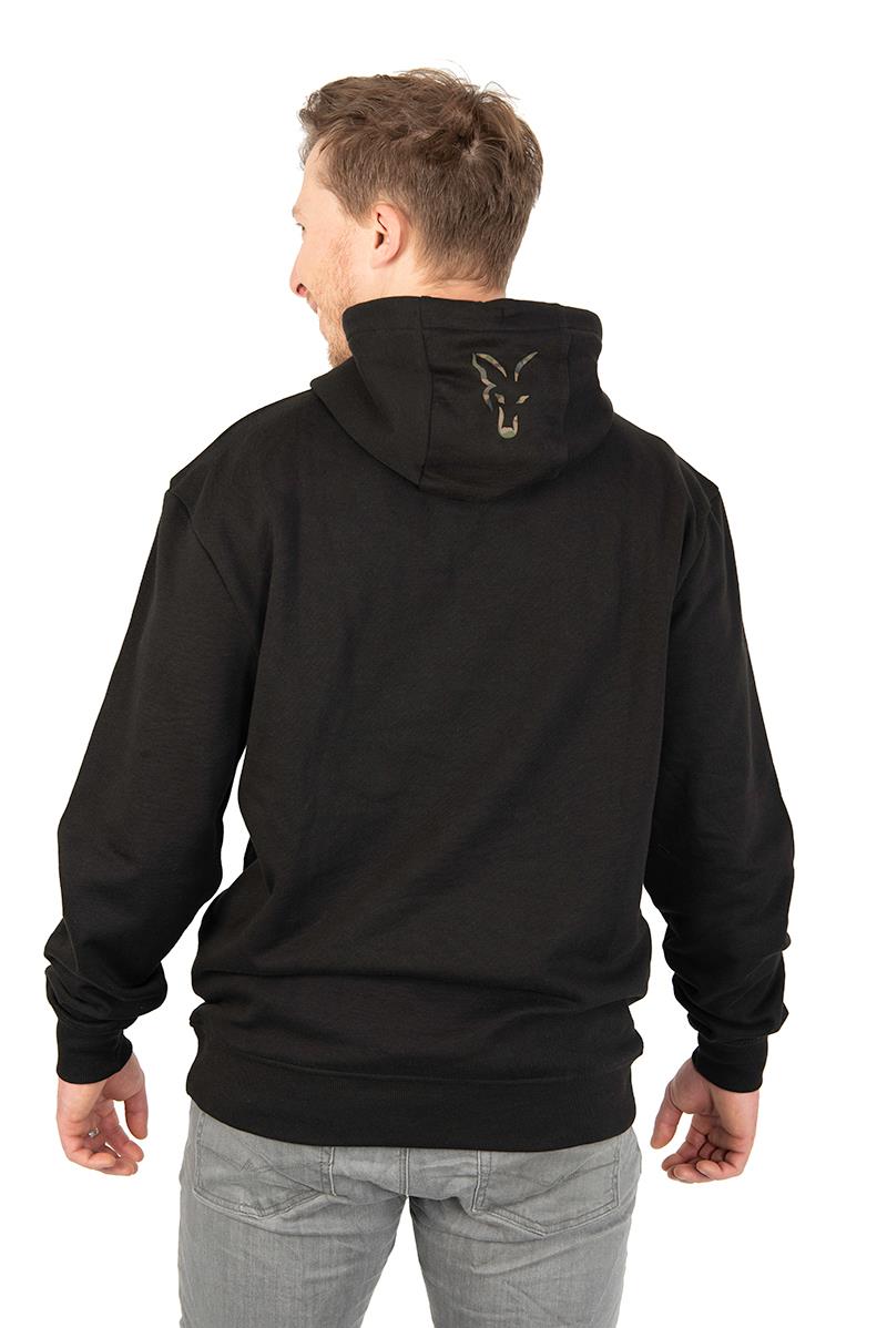 Fox Light Weight Black/Camo Print Pullover Hoody