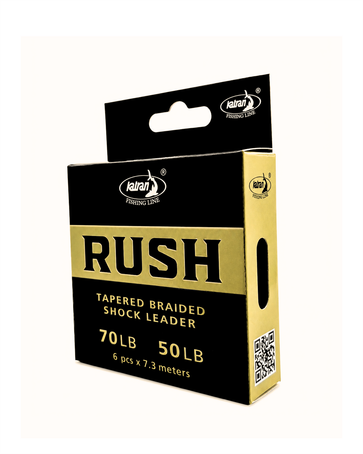 Katran Rush Tapered Braided Shock Leader 70lb-50lb