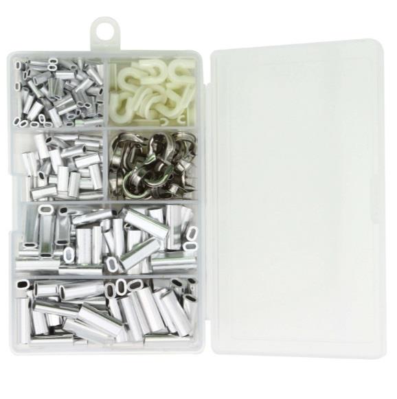 Explorer Tackle Crimp Sleeve Kit Aluminium