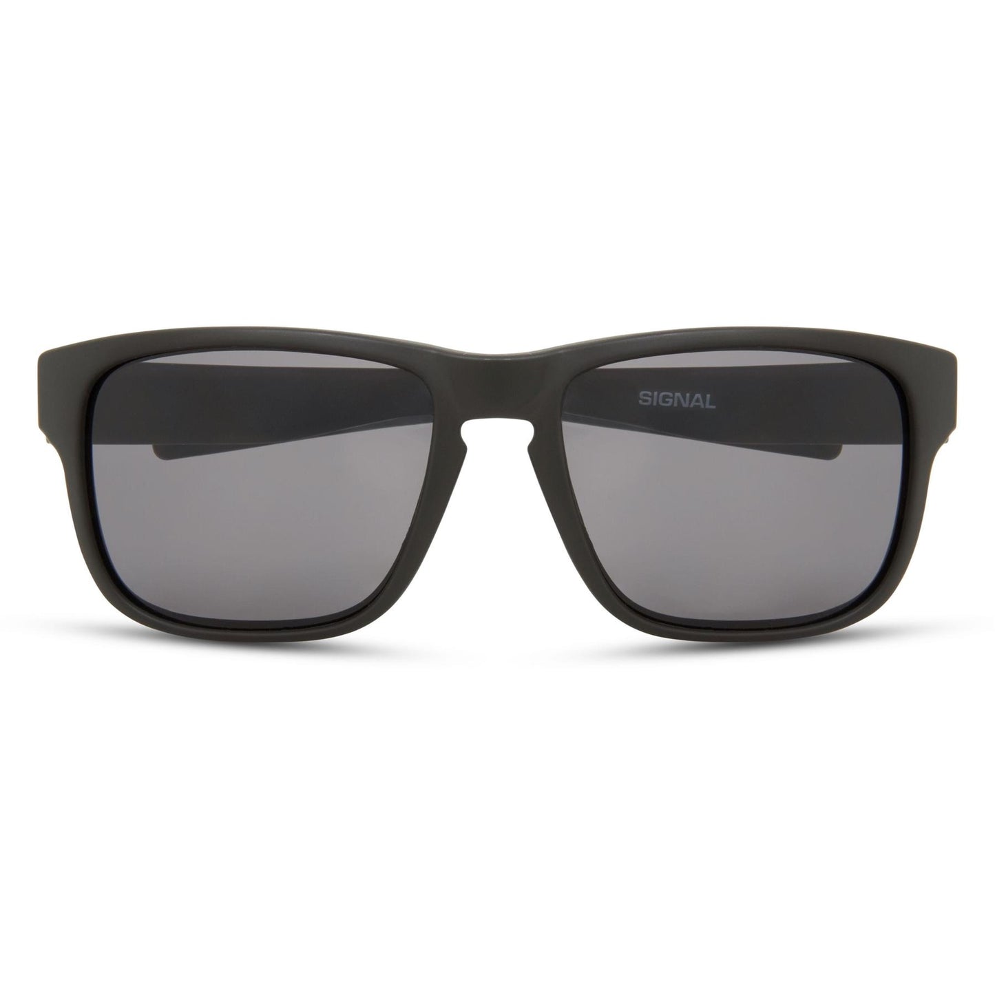 Madison Signal Matt Black Sunglasses - Black Mirror Lens