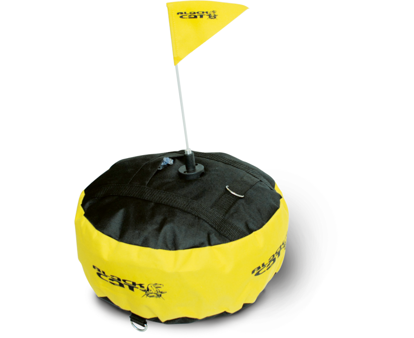 Black Cat Marker Buoy black