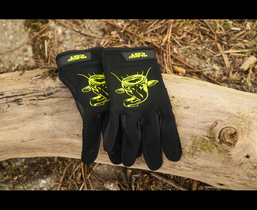 Black Cat Gripper Gloves