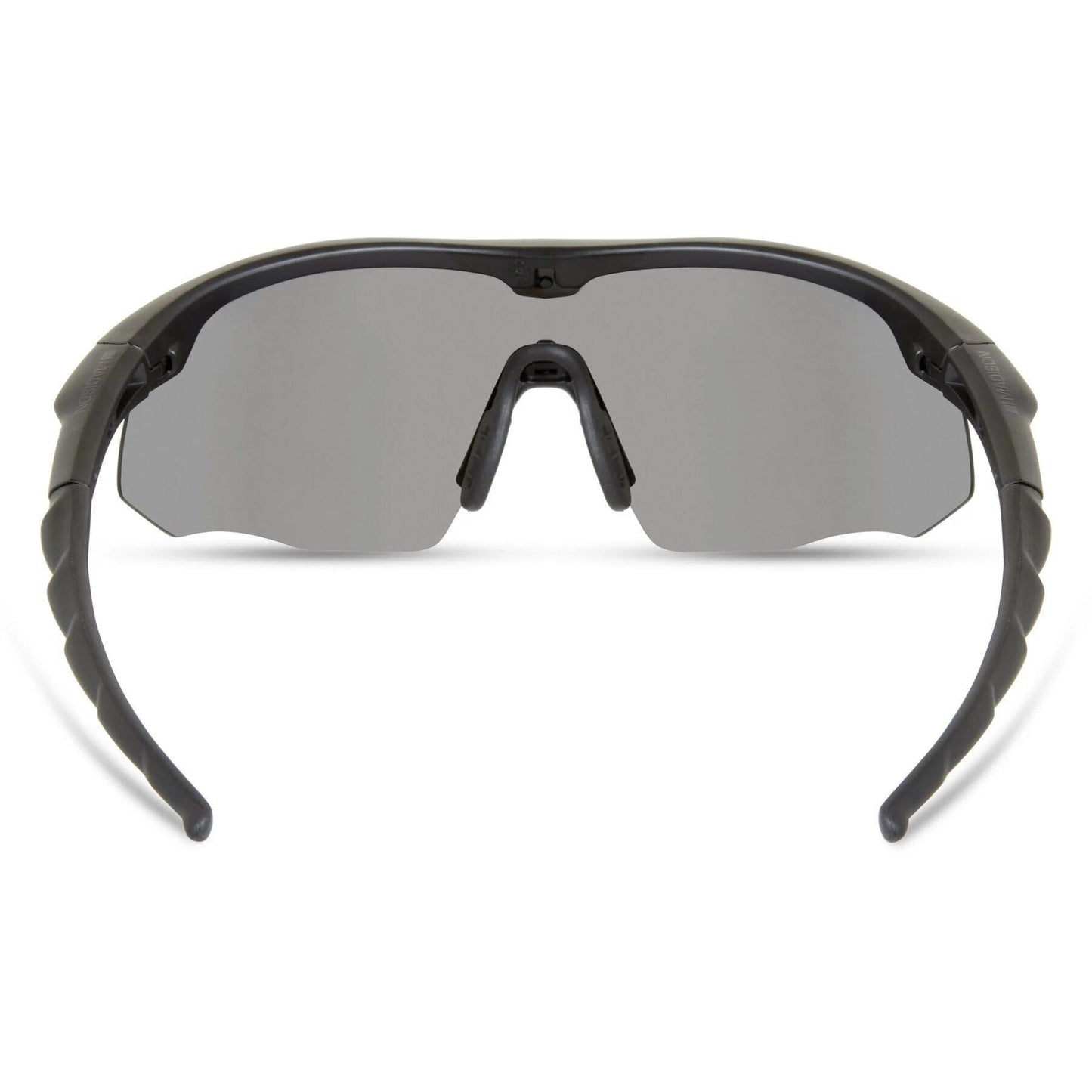 Madison Eyewear Shields Matt Black Sunglasses 3 Polarised Lens Pack Silver Bronze Yellow