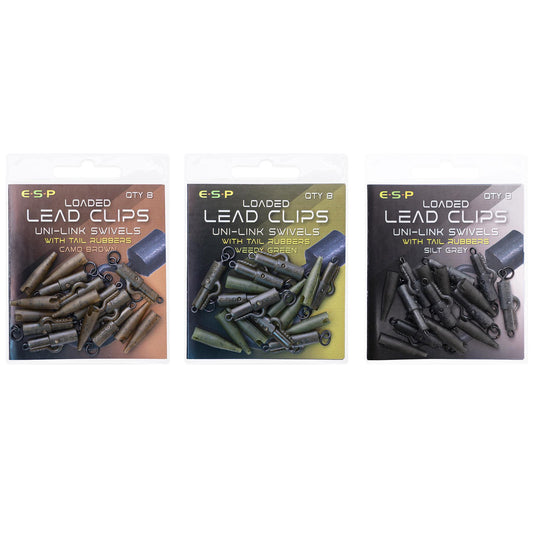 ESP Loaded Lead Clip Uni-Link Swivels
