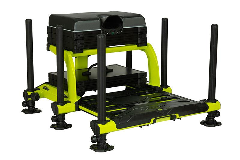 Matrix XR36 Pro Lime Seatbox (inc 1x Shallow Tray & Lid + Deep Drawer)