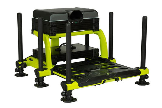 Matrix XR36 Pro Lime Seatbox (inc 1x Shallow Tray & Lid + Deep Drawer)