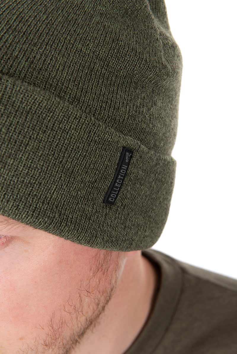 Fox Collection Bobble Hat Green/Black