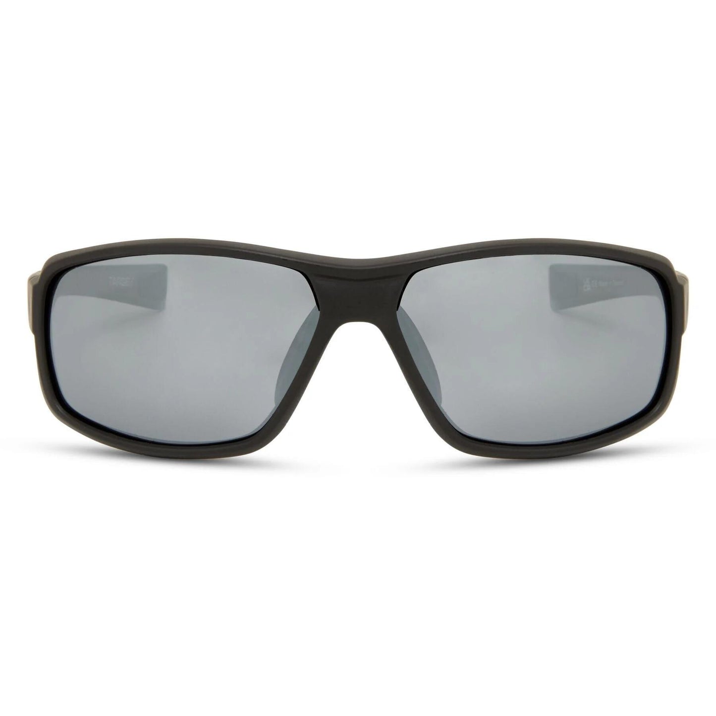 Madison Eyewear Target Matt Black Sunglasses 3 Polarised Lens - Silver Bronze Yellow