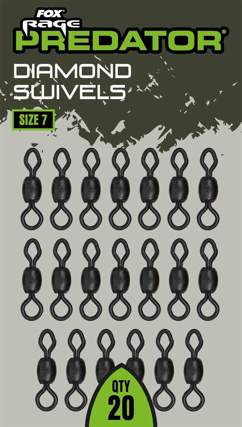 Fox Rage Predator Diamond Swivels 7