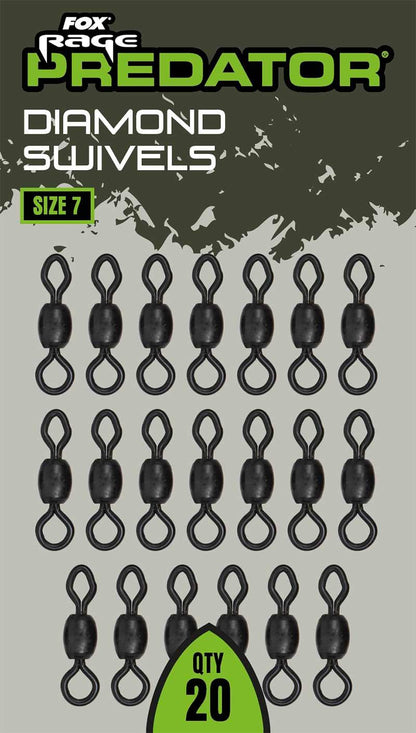 Fox Rage Predator Diamond Swivels 7
