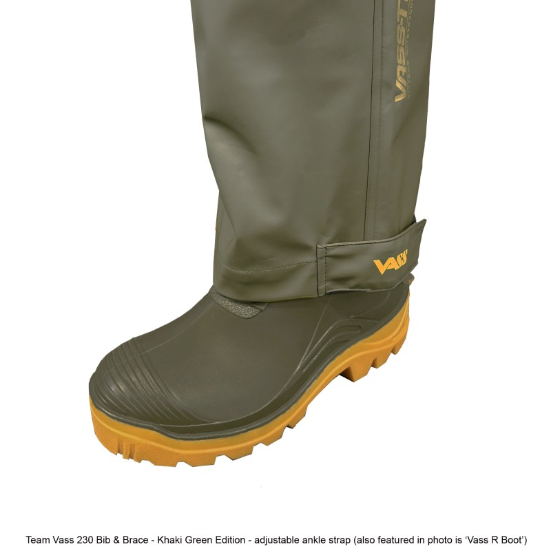 Team Vass 230 Winter Bib & Brace w/Knee Khaki