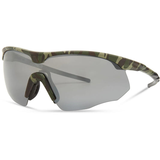 Madison Eyewear Shields Camo Sunglasses 3 Polarised Lens Pack - Silver Bronze Yellow