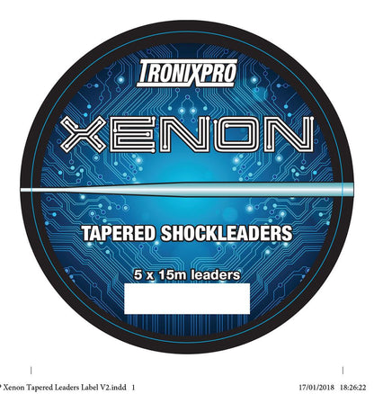TronixPro Xenon Tapered Leaders 5x15m
