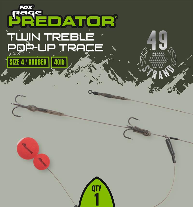 Fox Rage Twin Treble Pop-Up Trace
