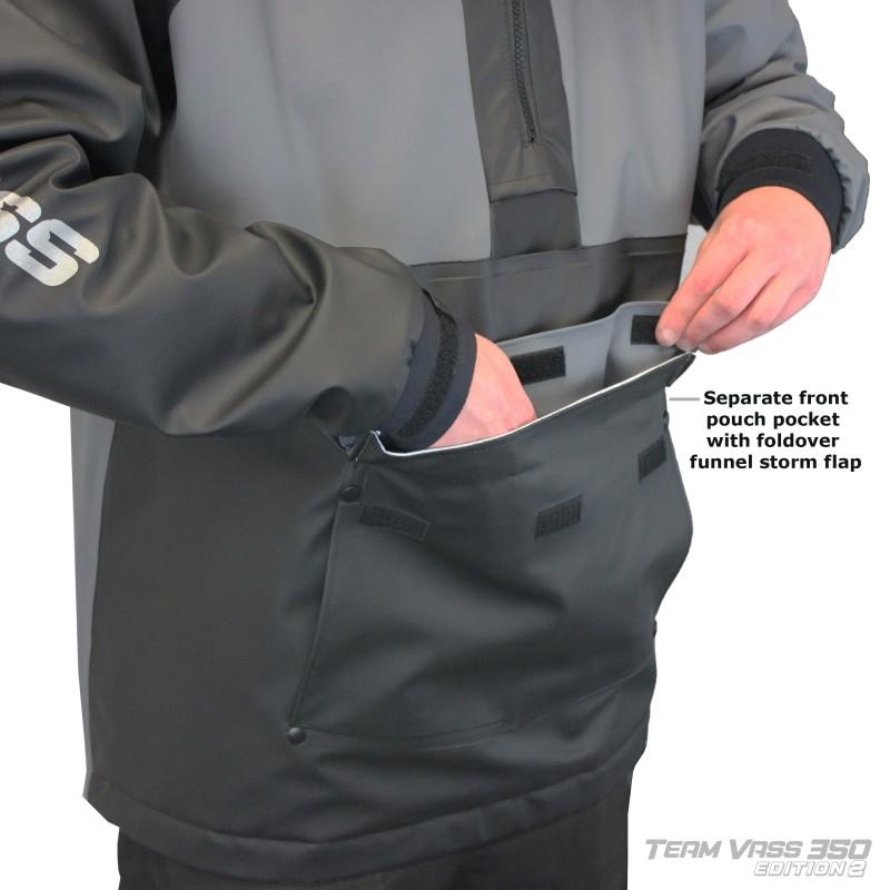 Vass-Tex Team Vass 350 Winter Lined Waterproof Smock Edition 2 Grey/Black