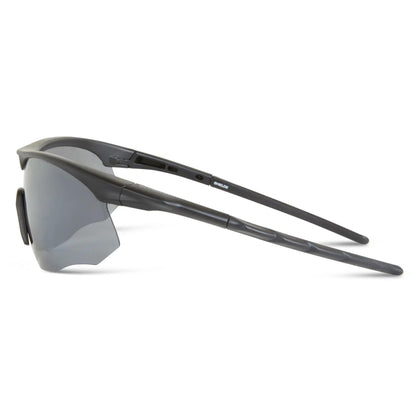 Madison Eyewear Shields Matt Black Sunglasses 3 Polarised Lens Pack Silver Bronze Yellow