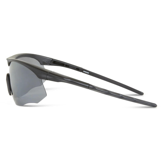 Madison Eyewear Shields Matt Black Sunglasses 3 Polarised Lens Pack Silver Bronze Yellow