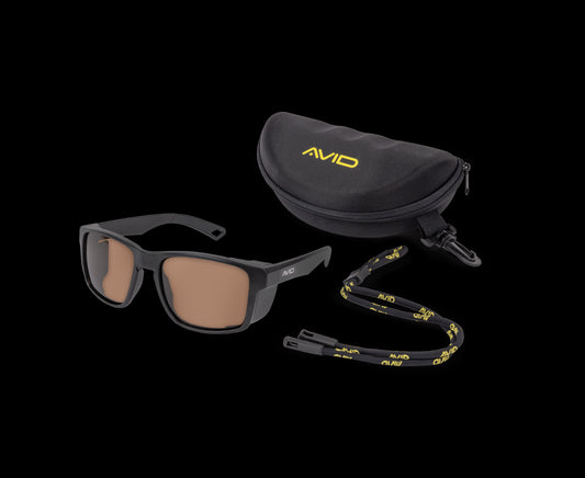 Avid SeeThru Blinker Polarised Sunglasses Brown Lens