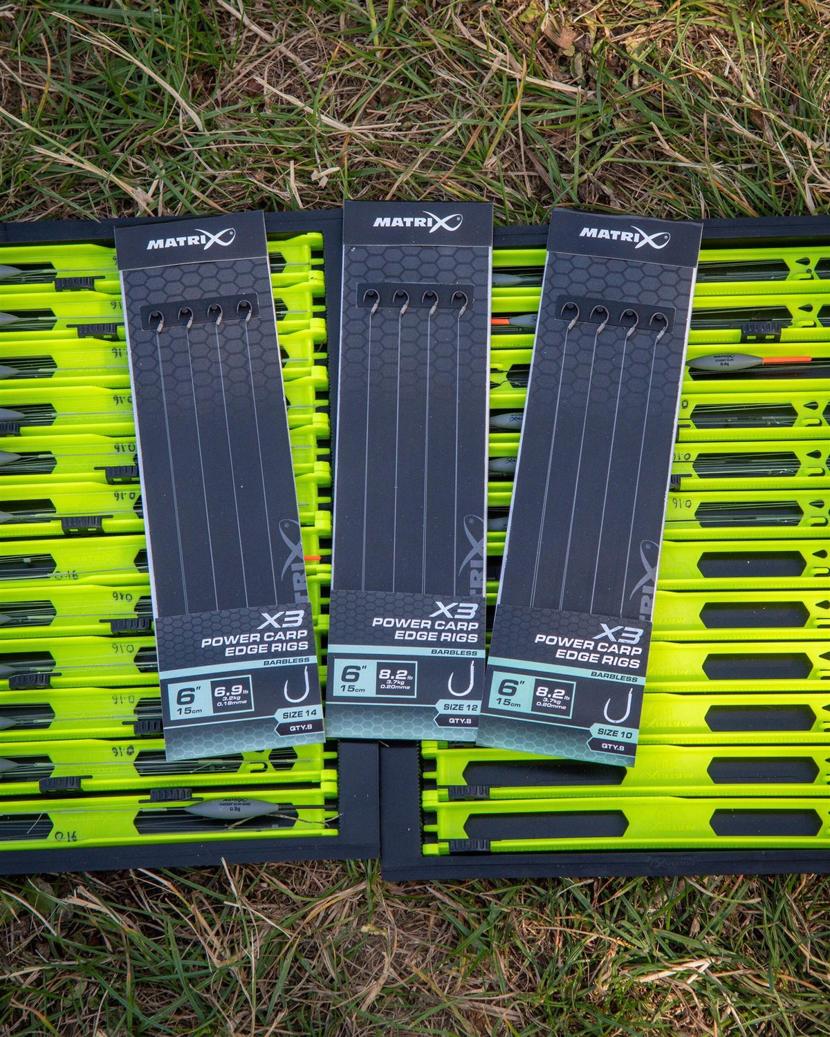 Matrix X3 Power Carp Edge Rigs 15cm