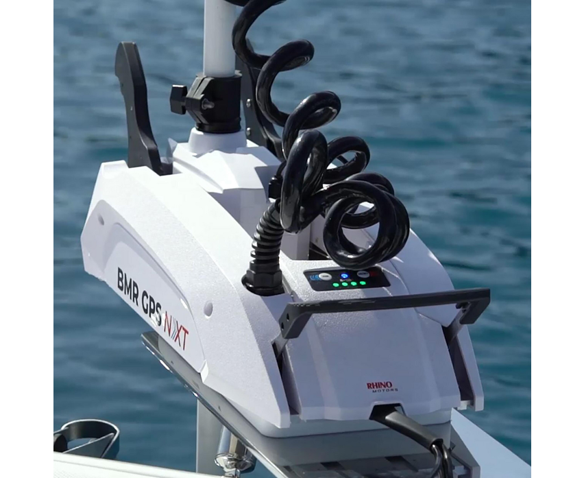 Rhino Motors BMR GPS NxT 95 XL Shaft 24V Electric Outboard Motor white