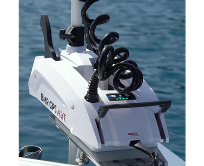 Rhino Motors BMR GPS NxT 95 XL Shaft 24V Electric Outboard Motor white