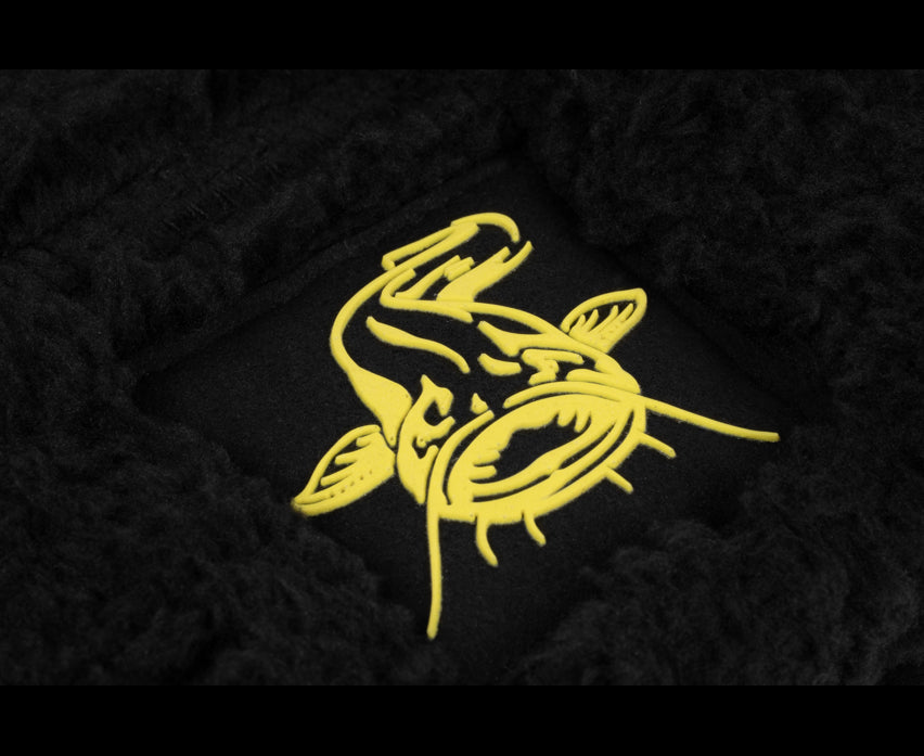 Black Cat Fleece Beanie Hat