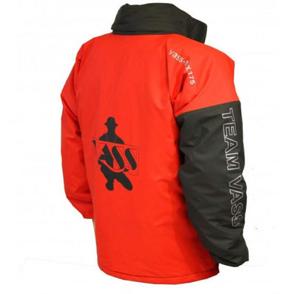 Vass-Tex Team Vass 175 Winter Lined Waterproof Jacket Red & Black