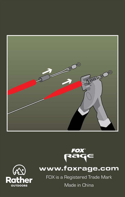 Fox Rage Predator Red Trace Crimp Covers x 25pcs