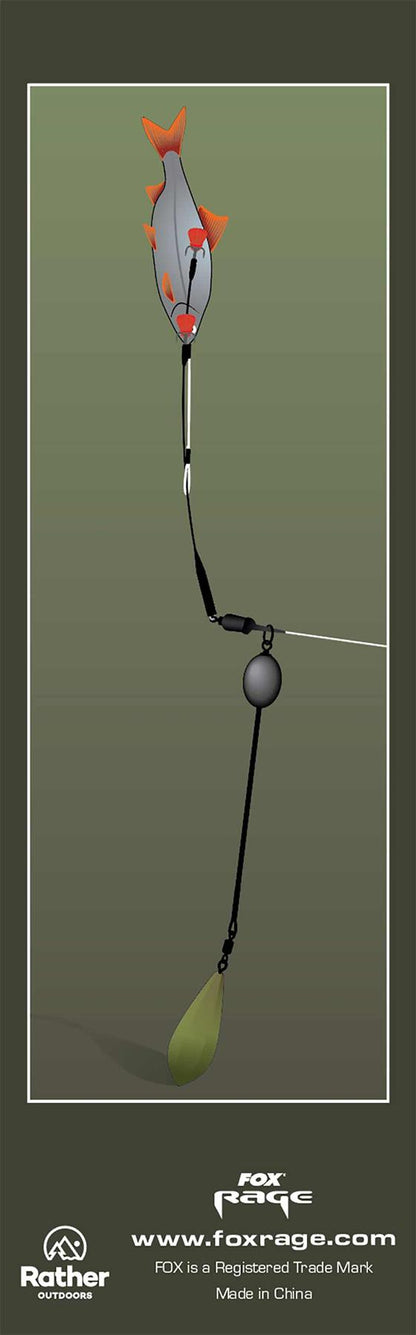 Fox Rage Predator Ledger Stems Medium x 2