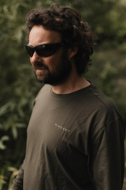 Korda Mindset Minimal LS Tee Dark Olive