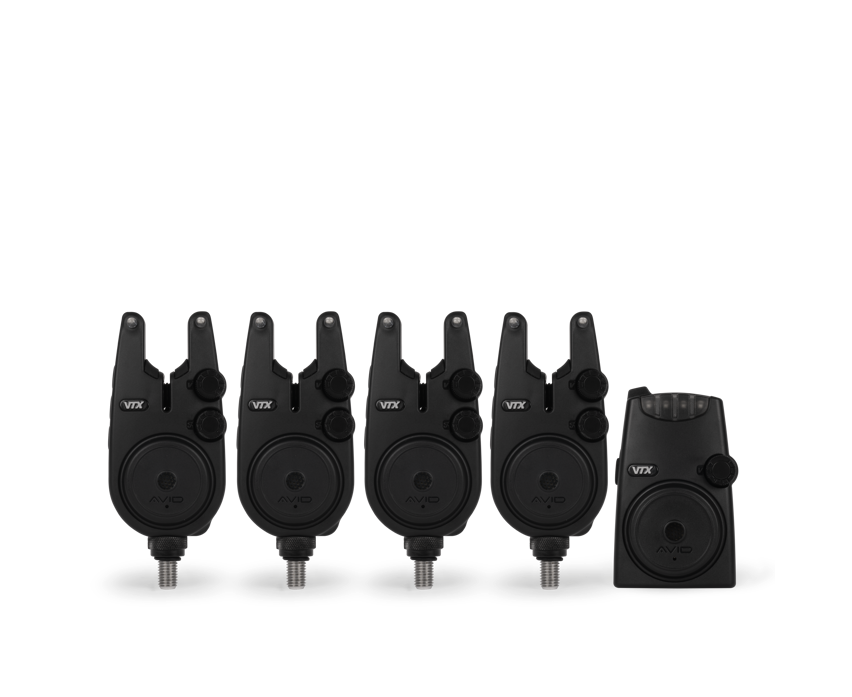 Avid VTX 4+1 Bite Alarm Set
