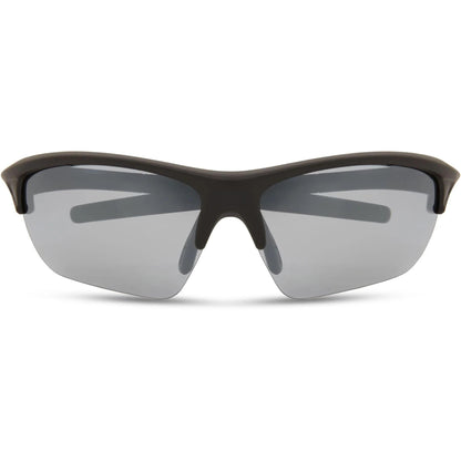 Madison Eyewear Mission Matt Black Sunglasses 3 Polarised Lens - Silver Bronze Yellow