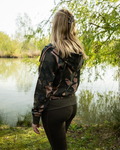 Fox Womens Camo Zipped Hoodie