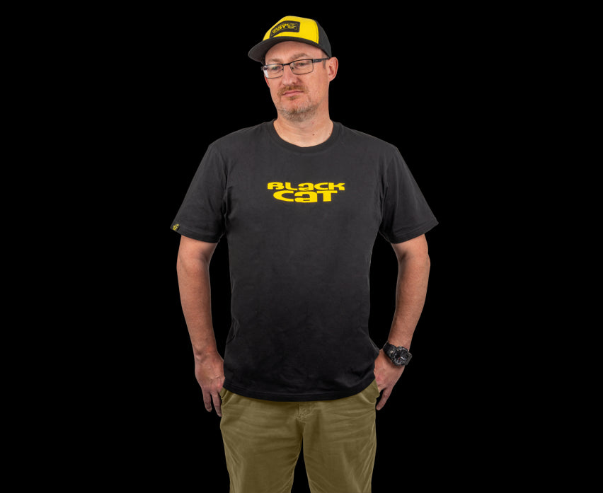 Black Cat Logo T-Shirt