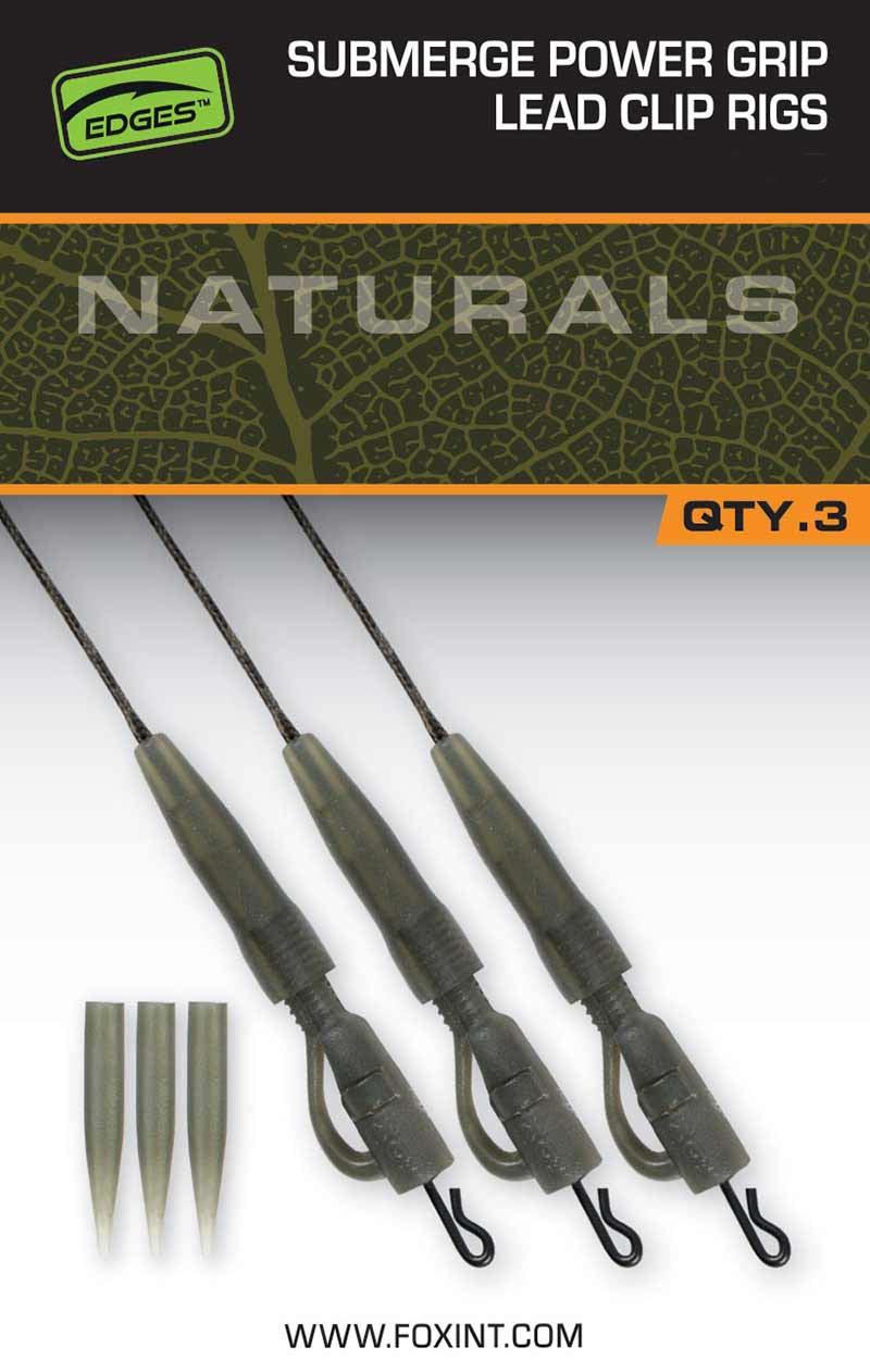 Fox Edges Naturals Submerged Power Grip Lead Clips