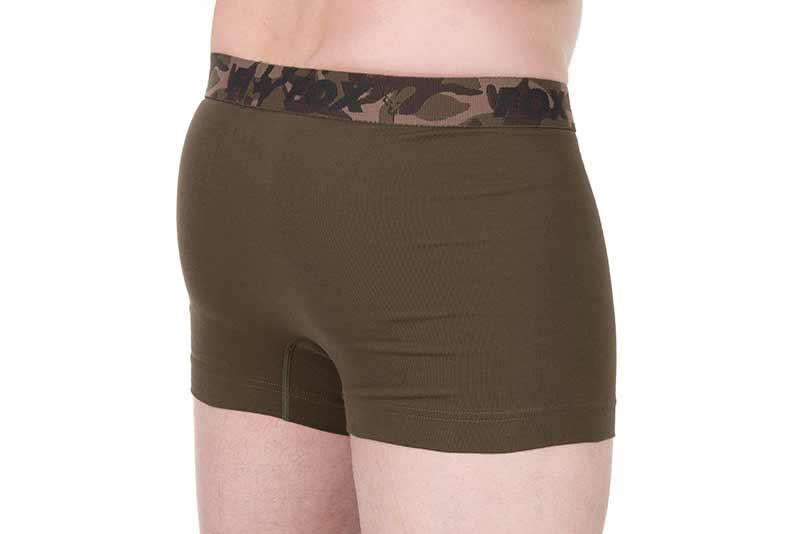 Fox Boxer Shorts Khaki & Black