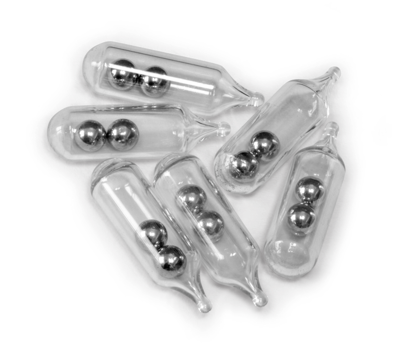 Black Cat Glass Rattle 6mm