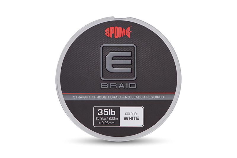 Spomb E Braid 0.26mm 35lb 200m White