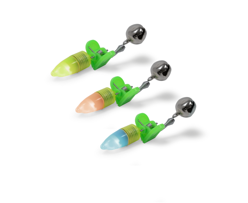 Zebco Trophy Double Bell Triple Light Set