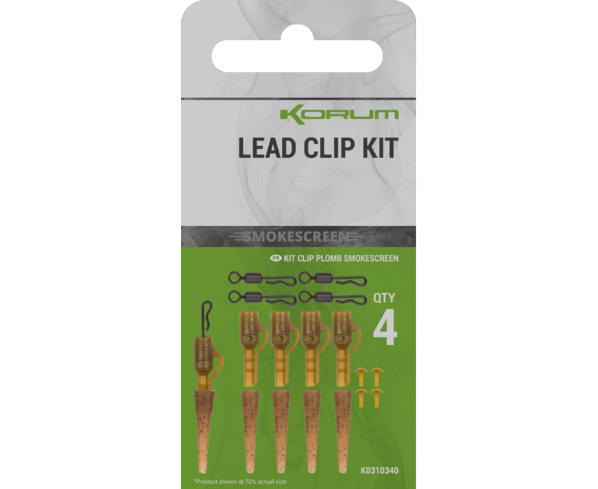 Korum Smokescreen Lead Clip Kit
