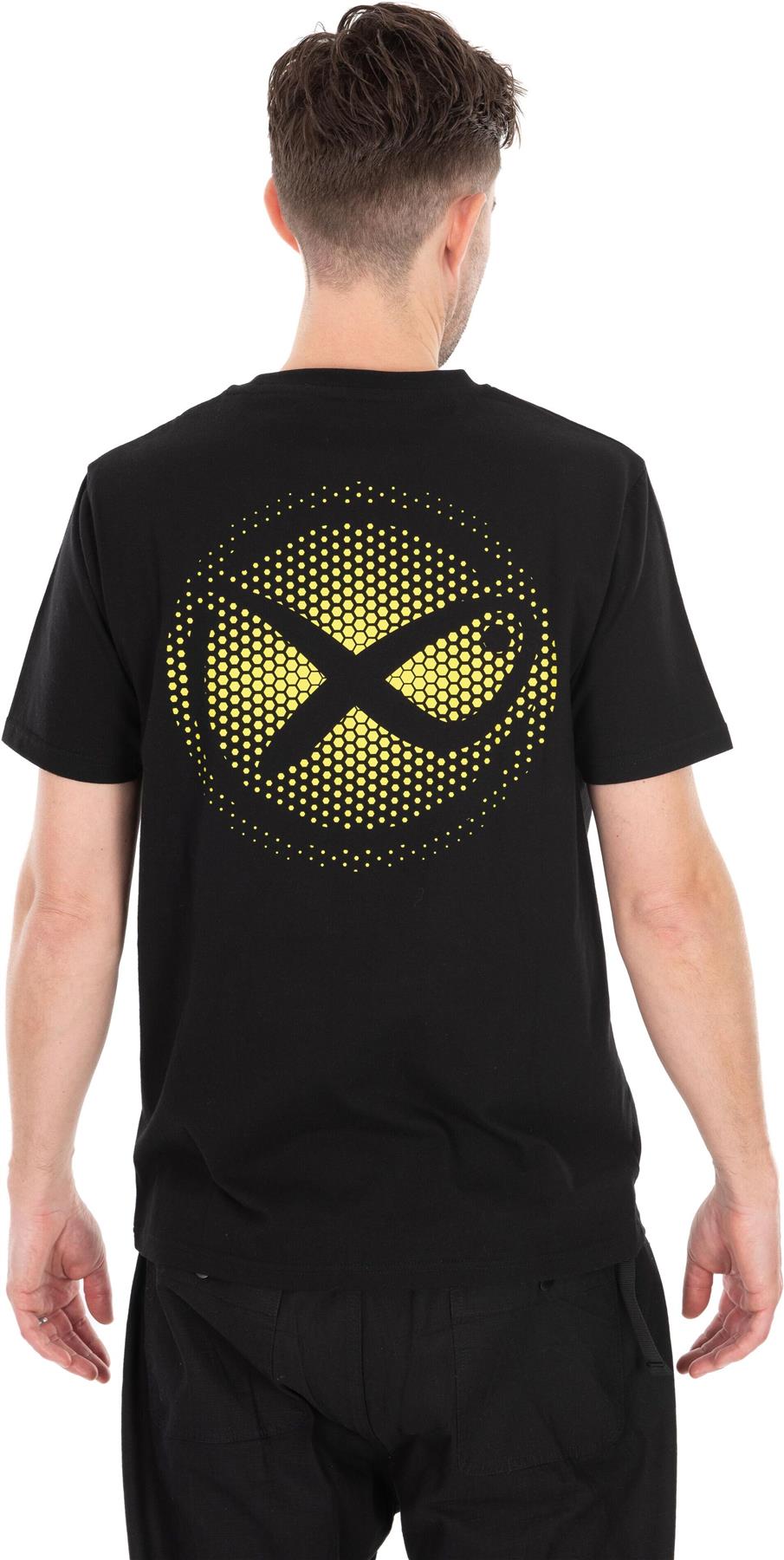 Matrix Large Fade Logo T-Shirt Black/Lime