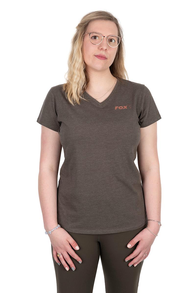 Fox Womens V Neck T-Shirt