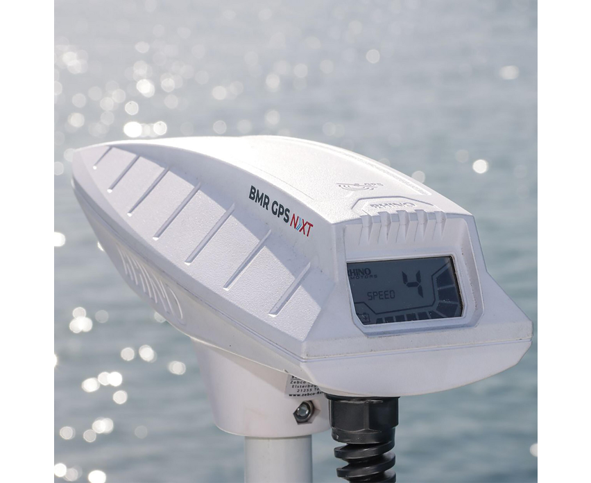 Rhino Motors BMR GPS NxT 95 XL Shaft 24V Electric Outboard Motor white