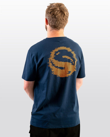 Guru Glitch Tee Navy