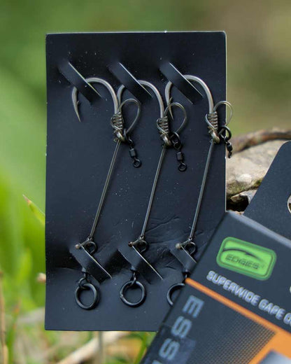 Fox Edges Essentials Chod Rig SuperWide Gape Out-Turned Eye