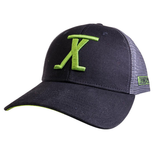 TronixPro X Front Trucker Cap Grey/Black/Green