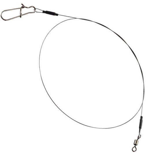 Fox Rage Strike Point Jerk Leader Single Strand Titanium 40cm x 2
