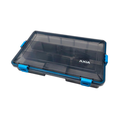 Axia Waterproof Lure Box Large 27.5x18.5x5cm Blue