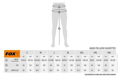 Fox Aquos Tri Layer Salopettes