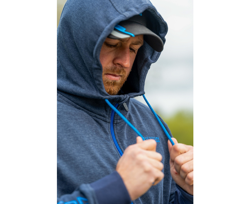 Preston Navy Tide Zip Hoodie